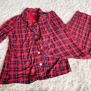Women’s Kickee Pants Plaid Pajama Set